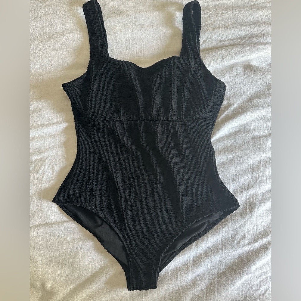 Black Maternity One Piece Swim